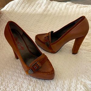 Miss Sixty, leather brown color.